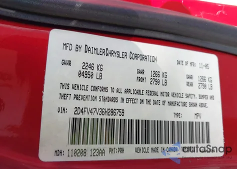 2006 Dodge Magnum from USA, damaged, VIN 2D4FV47V36H286759